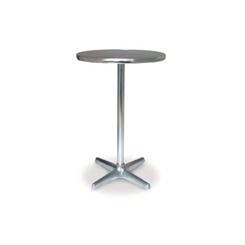 Hire aluminium bar stool.