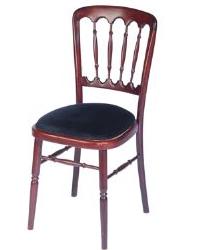 mahogany banqueting chairs